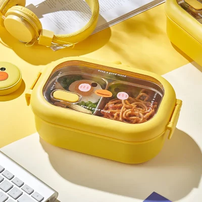 PORTABLE DUCK  LUNCH BOX -  STAINLESS STEEL INSIDE