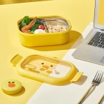 PORTABLE DUCK  LUNCH BOX -  STAINLESS STEEL INSIDE