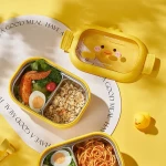 PORTABLE DUCK  LUNCH BOX -  STAINLESS STEEL INSIDE