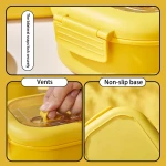 PORTABLE DUCK  LUNCH BOX -  STAINLESS STEEL INSIDE