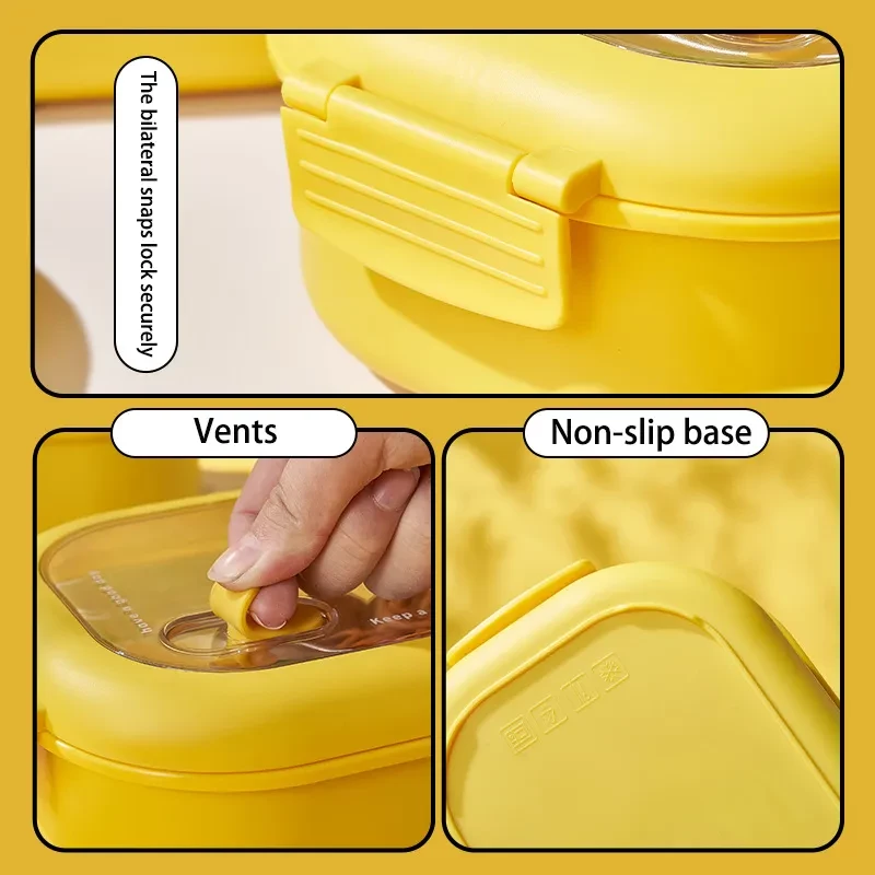 PORTABLE DUCK  LUNCH BOX -  STAINLESS STEEL INSIDE