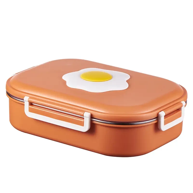 PORTABLE LUNCH BOX -  STAINLESS STEEL INSIDE