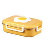PORTABLE LUNCH BOX -  STAINLESS STEEL INSIDE