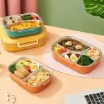 PORTABLE LUNCH BOX -  STAINLESS STEEL INSIDE