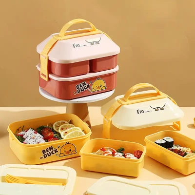 DOUBLE SIZE PORTABLE LUNCH BOX
