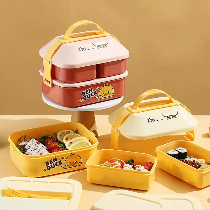 DOUBLE SIZE PORTABLE LUNCH BOX