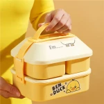 DOUBLE SIZE PORTABLE LUNCH BOX