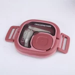DOUBLE SIZE PORTABLE LUNCH BOX ـ  STAINLESS STEEL INSIDE