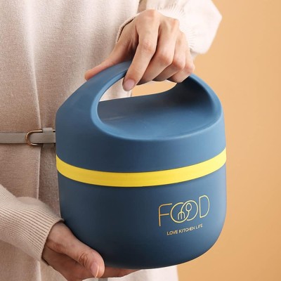 PORTABLE LUNCH BOX -  STAINLESS STEEL INSIDE