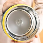 PORTABLE LUNCH BOX -  STAINLESS STEEL INSIDE