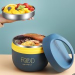 PORTABLE LUNCH BOX -  STAINLESS STEEL INSIDE