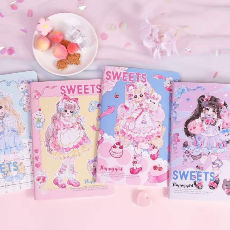 NOTE BOOK A5 - 40 SHEETS - (SWEET)
