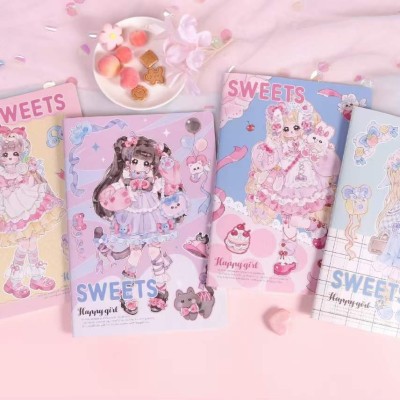 NOTE BOOK B5 - 40 SHEETS - (SWEET)