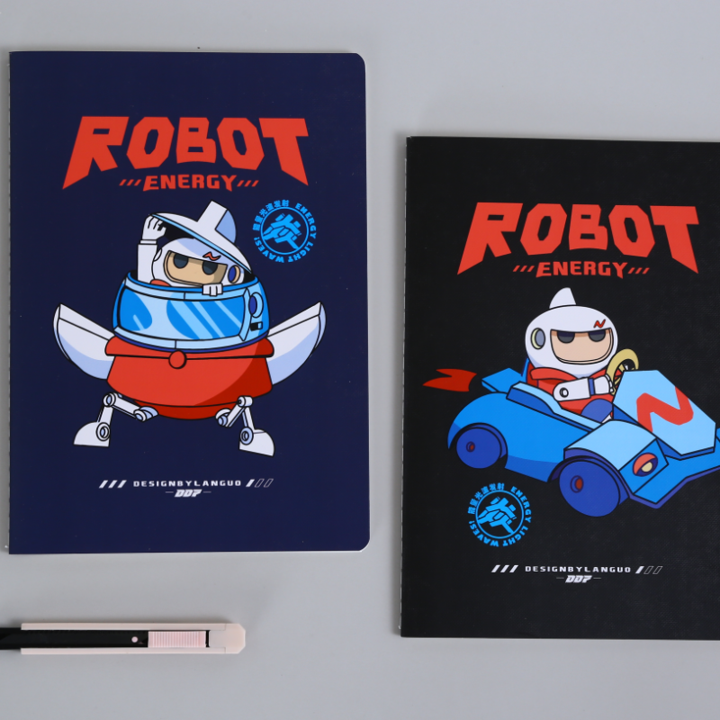 NOTE BOOK B5 - 40 SHEETS -  (ROBOT)
