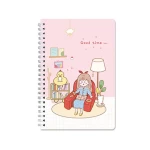 SPIRAL NOTE BOOK A5 - 60 SHEETS  - (GOOD TIME)