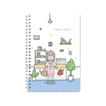 SPIRAL NOTE BOOK A5 - 60 SHEETS  - (GOOD TIME)