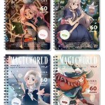 SPIRAL NOTE BOOK A5 - 60 SHEETS  - ANIME