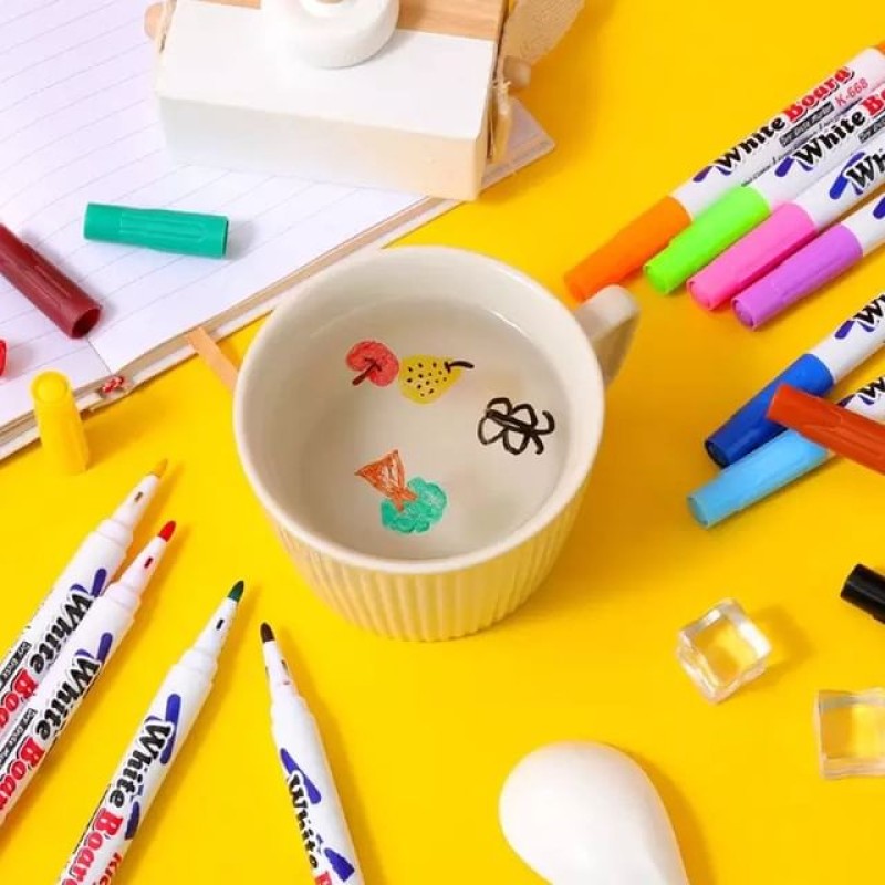 DRAWING ON THE WATER - PAINTING KIT - 8 COLORS
