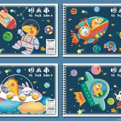 SPIRAL SKETCH BOOK A4 - 30 SHEETS - (SPACE)