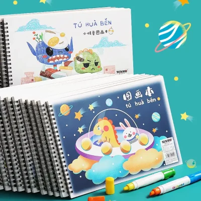 SPIRAL SKETCH BOOK A4 - 30 SHEETS - (SPACE)