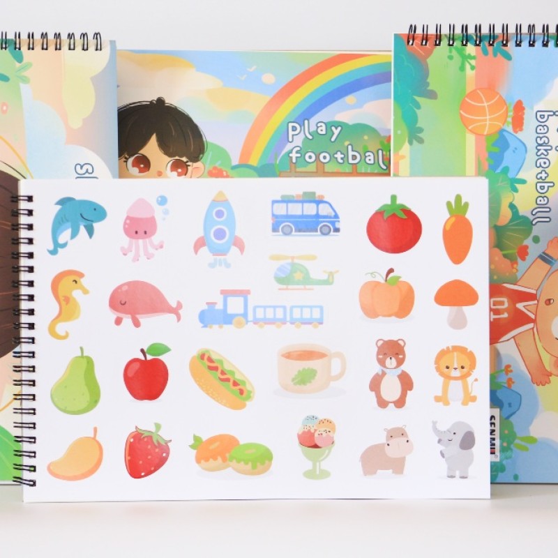 SPIRAL SKETCH BOOK A4 - 30 SHEETS - (SPORT)