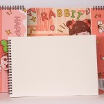 SPIRAL SKETCH BOOK A4 - 30 SHEETS - (HAPPY & SWEET)