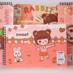 SPIRAL SKETCH BOOK A4 - 30 SHEETS - (HAPPY & SWEET)