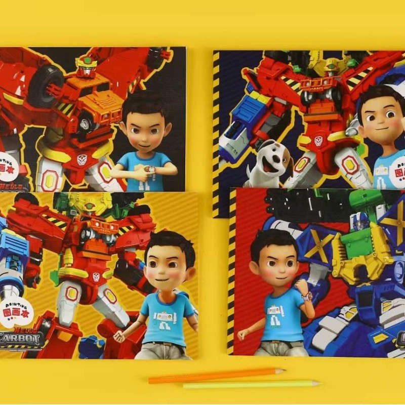 SKETCH BOOK A4 - 28 SHEETS - (HELLO CARBOT)
