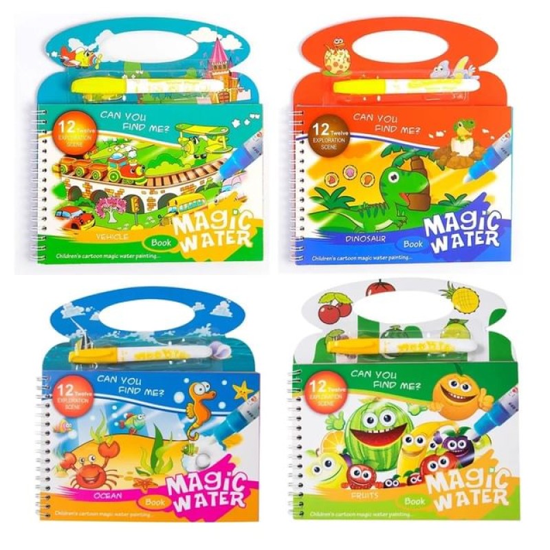 MAGIC WATER COLORING BOOK