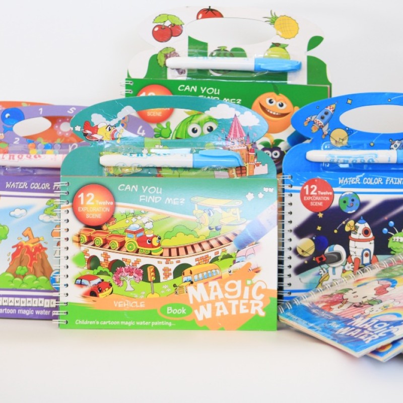 MAGIC WATER COLORING BOOK