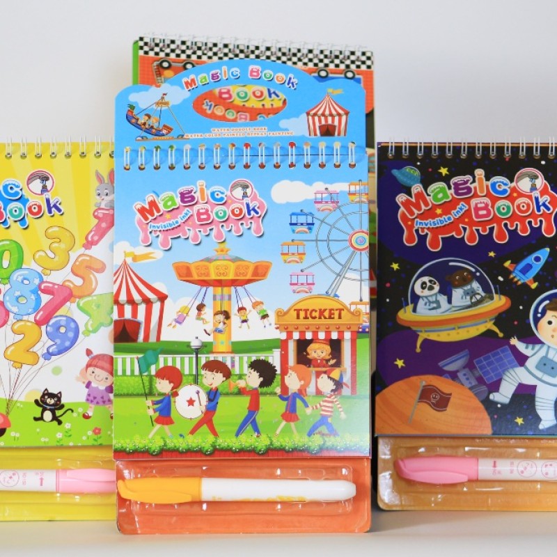 MAGIC WATER COLORING BOOK