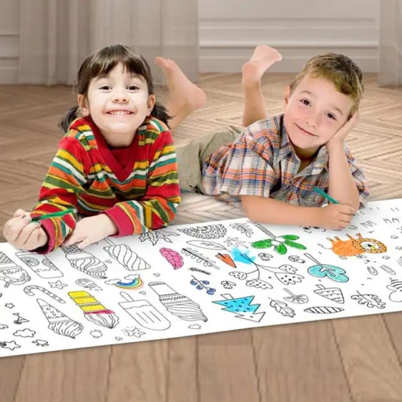 PAINTING SET - COLORING PAPER POSTER
