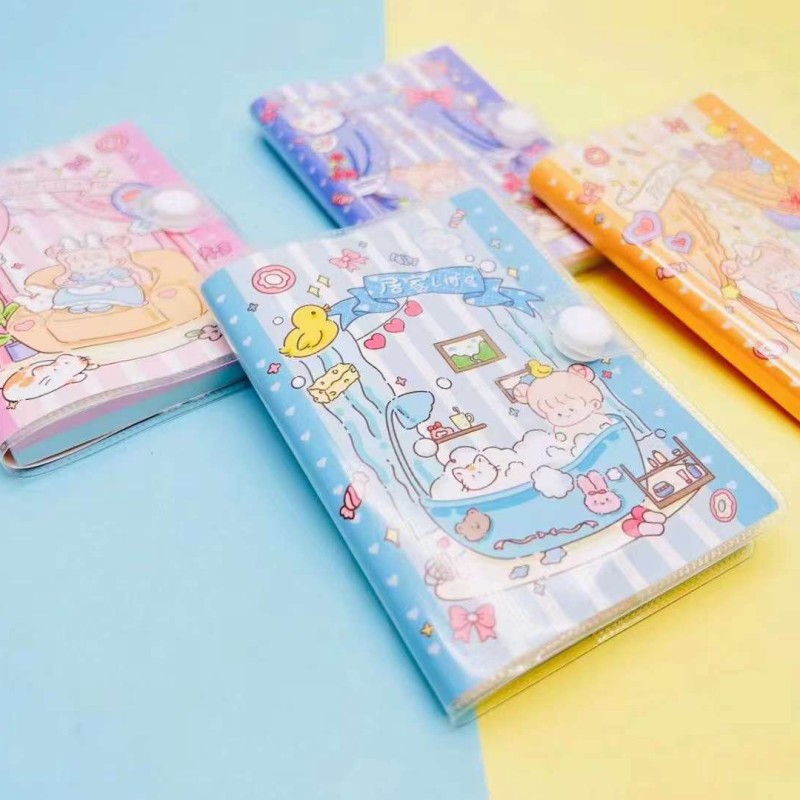 NOTE BOOK - WITH PRESS - (HAPPY GIRL)