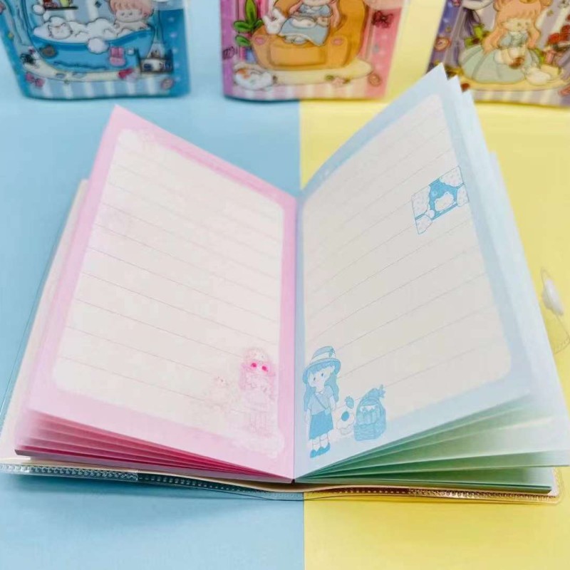 NOTE BOOK - WITH PRESS - (HAPPY GIRL)