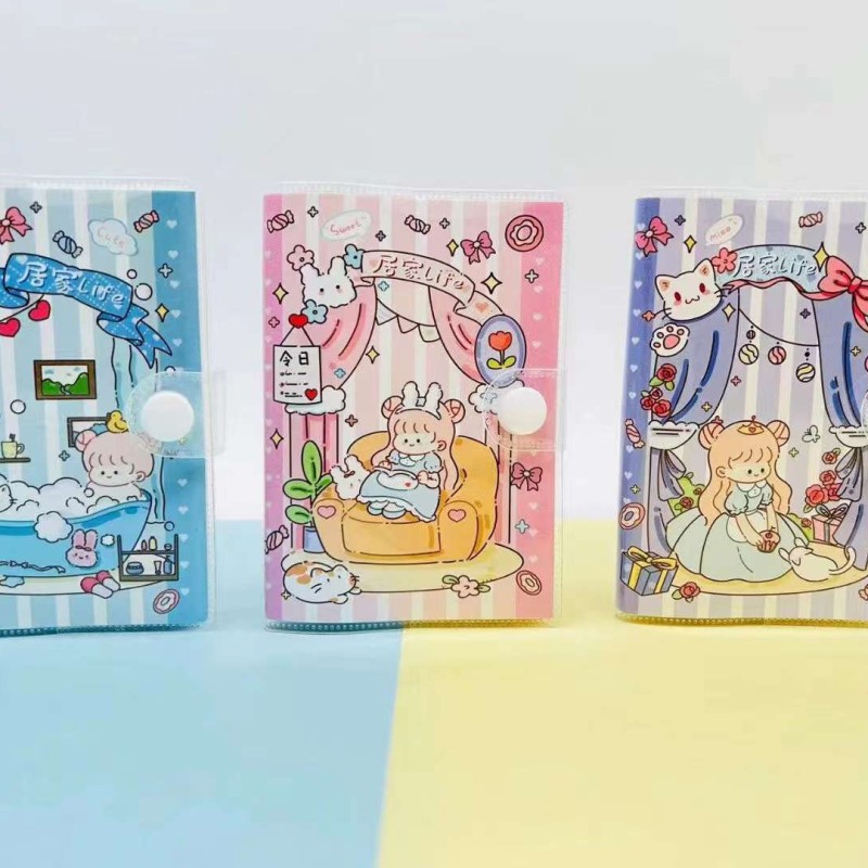 NOTE BOOK - WITH PRESS - (HAPPY GIRL)