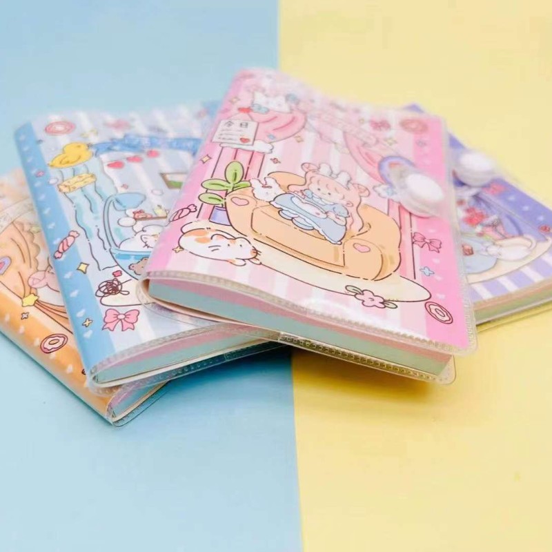 NOTE BOOK - WITH PRESS - (HAPPY GIRL)