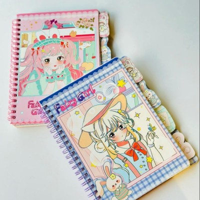 SPIRAL NOTE BOOK - (FAIRY GIRL)