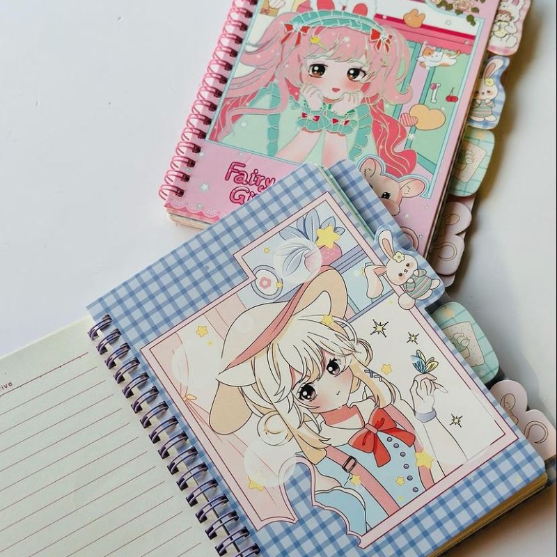 SPIRAL NOTE BOOK - (FAIRY GIRL)