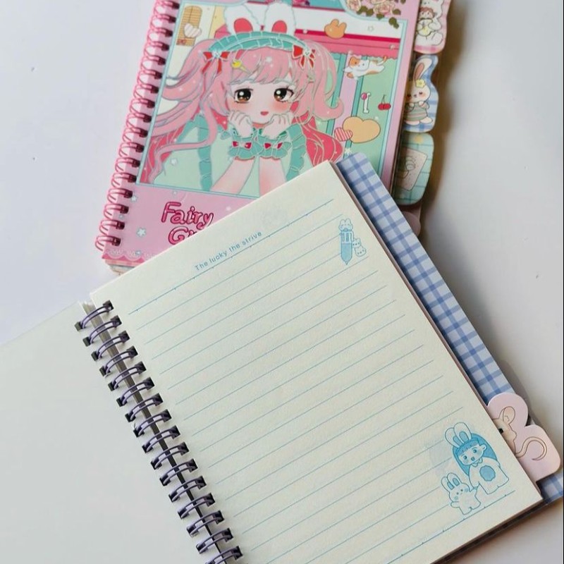 SPIRAL NOTE BOOK - (FAIRY GIRL)