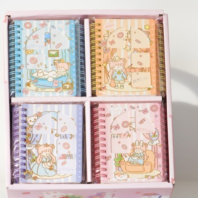 SPIRAL NOTE BOOK A7 - (HAPPY GIRL)