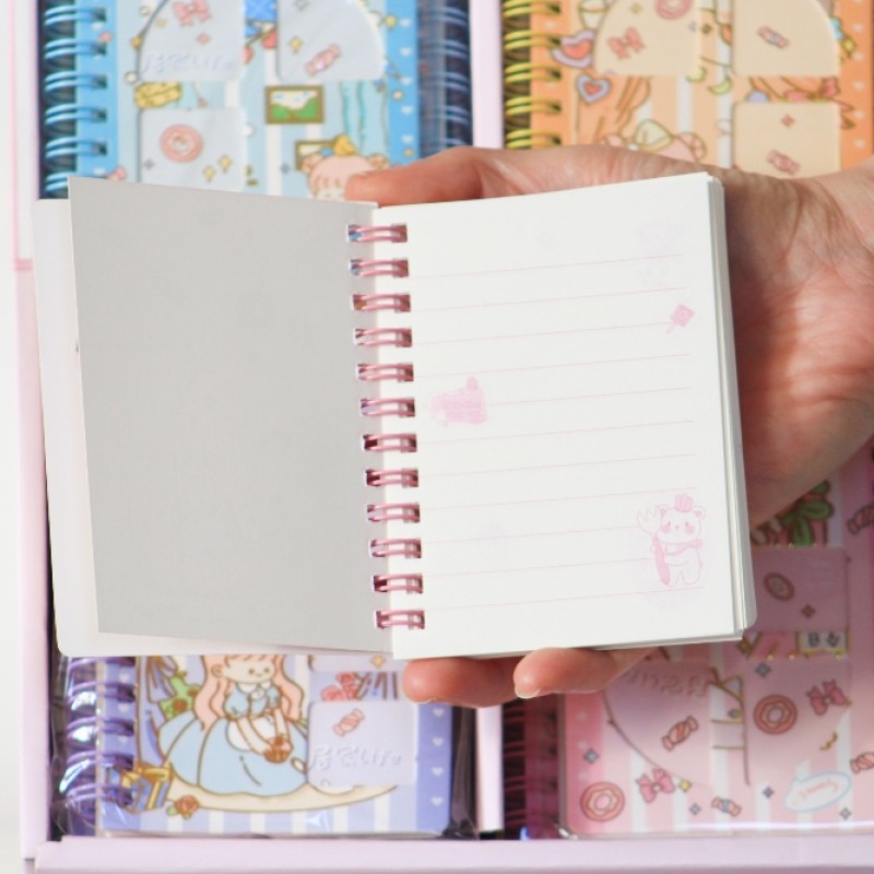 SPIRAL NOTE BOOK A7 - (HAPPY GIRL)