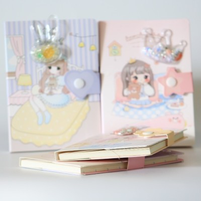 GLITTER NOTE BOOK - WITH PRESS