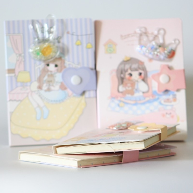 GLITTER NOTE BOOK - WITH PRESS