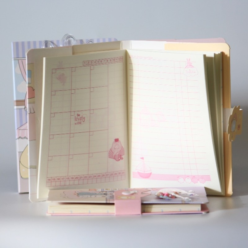 GLITTER NOTE BOOK - WITH PRESS