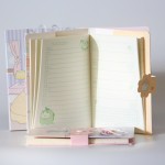 GLITTER NOTE BOOK - WITH PRESS