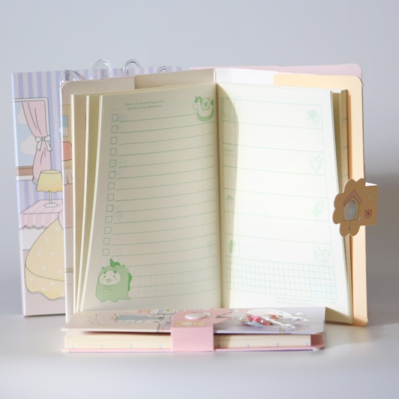 GLITTER NOTE BOOK - WITH PRESS