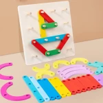 EDUCATIONAL WOODEN TOY - SHAPE & STRUCTURE
