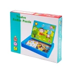 EDUCATIONAL PUZZLE WOODEN TOY  -  MAGNETIC BOARD & EDUCATIONAL PUZZLE