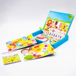 EDUCATIONAL PUZZLE WOODEN TOY  -  MAGNETIC BOARD & EDUCATIONAL PUZZLE
