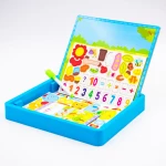 EDUCATIONAL PUZZLE WOODEN TOY  -  MAGNETIC BOARD & EDUCATIONAL PUZZLE